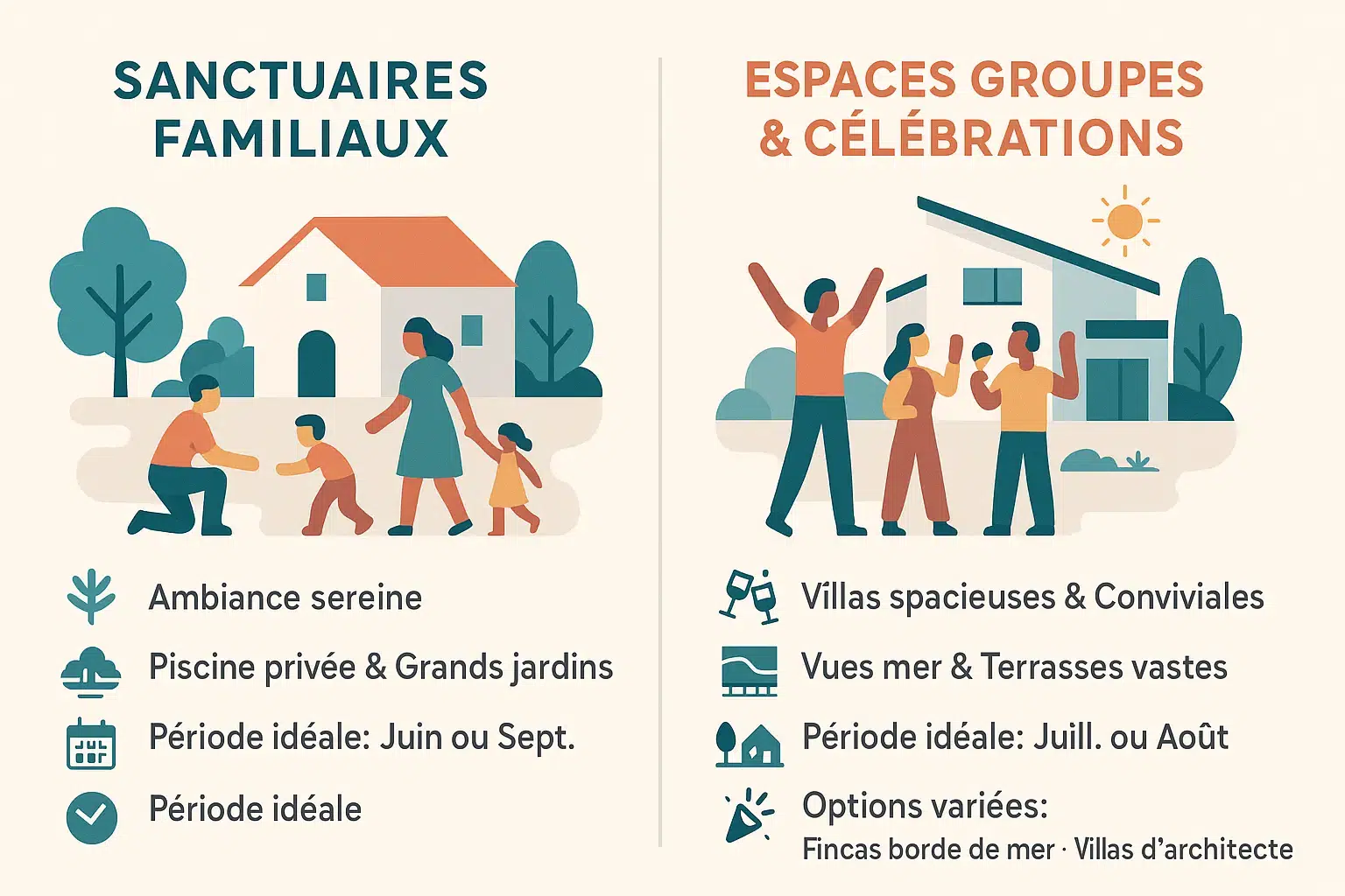 Villas familiales et pour groupes à Ibiza